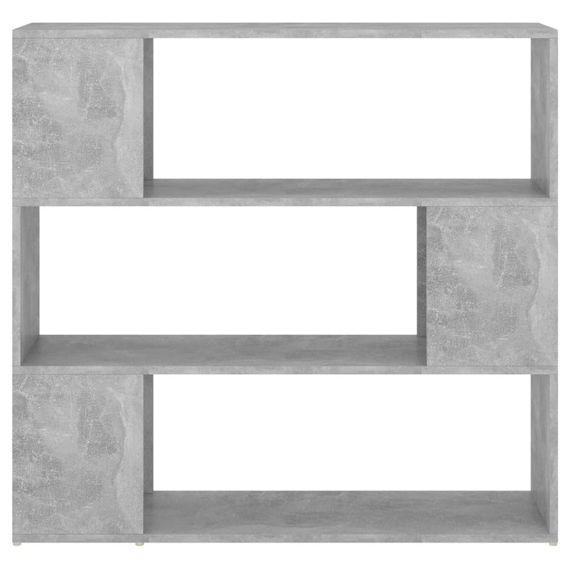Book Cabinet Room Divider Concrete Grey 100x24x94 cm Payday Deals