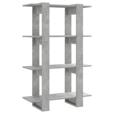 Book Cabinet/Room Divider Concrete Grey 80x30x123.5 cm Payday Deals