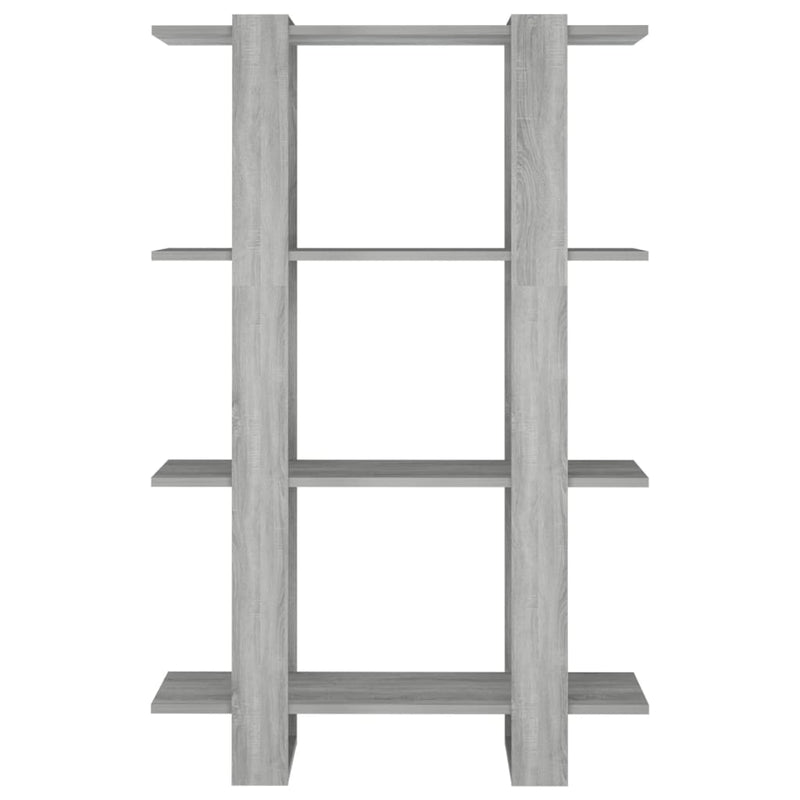 Book Cabinet/Room Divider Grey Sonoma 80x30x123.5 cm Payday Deals