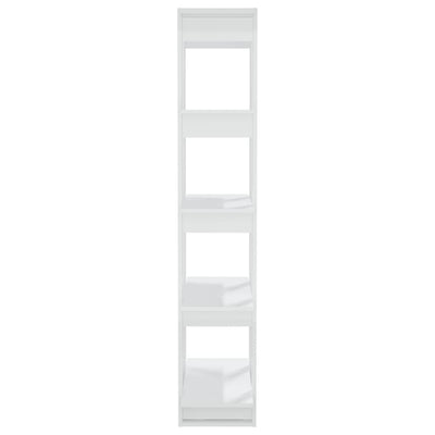 Book Cabinet/Room Divider High Gloss White 80x30x160 cm Payday Deals