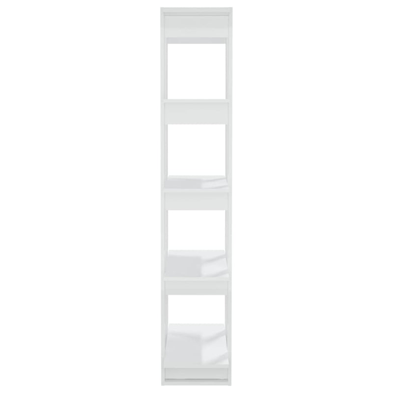 Book Cabinet/Room Divider High Gloss White 80x30x160 cm Payday Deals