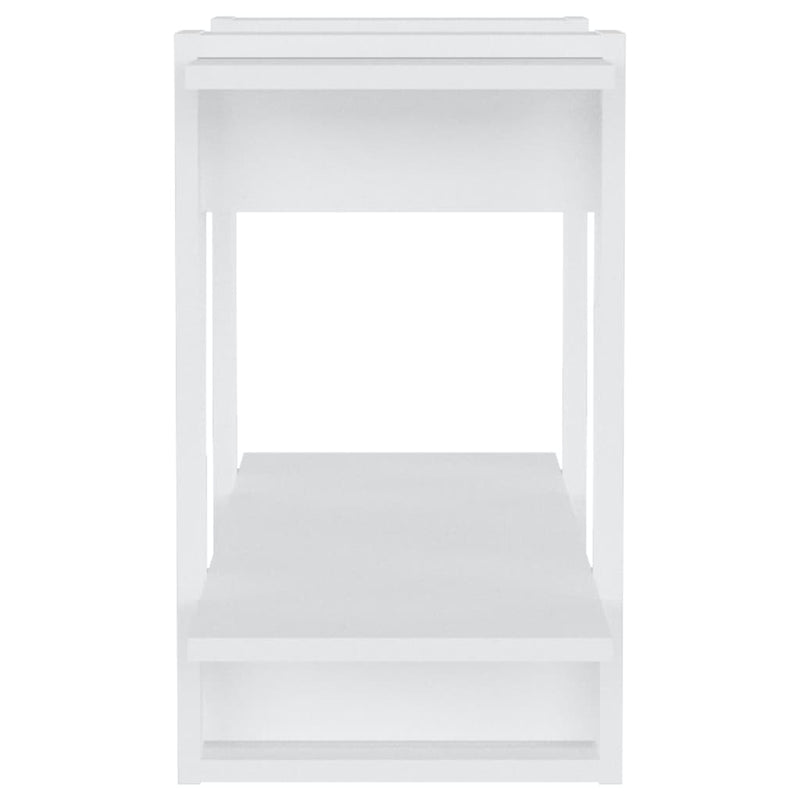 Book Cabinet/Room Divider High Gloss White 80x30x51 cm Payday Deals