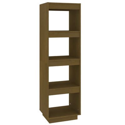 Book Cabinet/Room Divider Honey Brown 40x35x135 cm Solid Pinewood Payday Deals