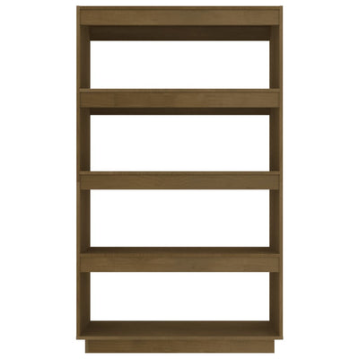 Book Cabinet/Room Divider Honey Brown 80x35x135 cm Solid Pinewood Payday Deals