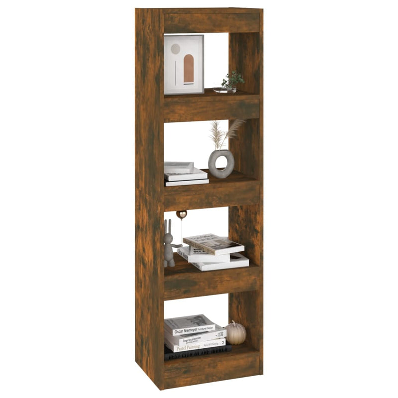 Book Cabinet/Room Divider Smoked Oak 40x30x135 cm Payday Deals