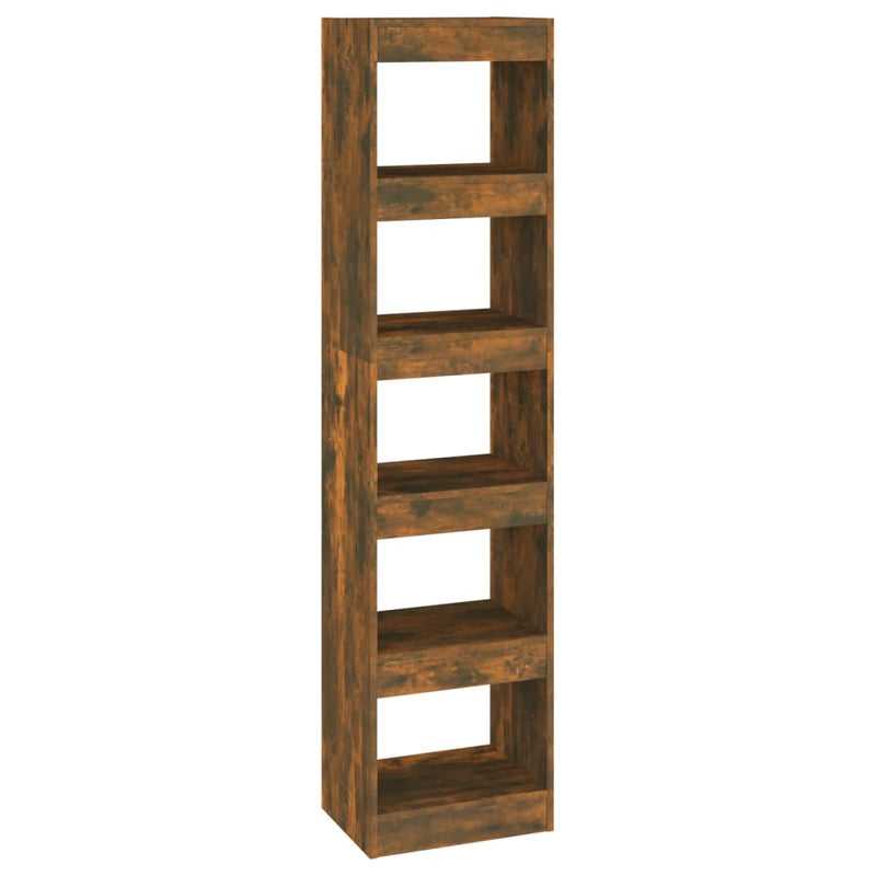 Book Cabinet/Room Divider Smoked Oak 40x30x166 cm Payday Deals