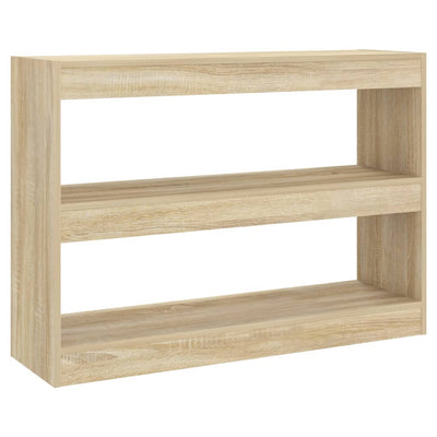 Book Cabinet/Room Divider Sonoma Oak 100x30x72 cm Payday Deals