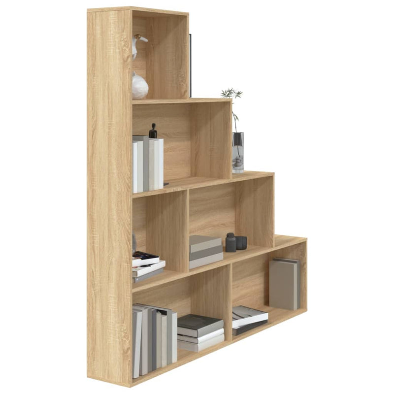 Book Cabinet/Room Divider Sonoma Oak 155x24x160 cm Engineered Wood Payday Deals