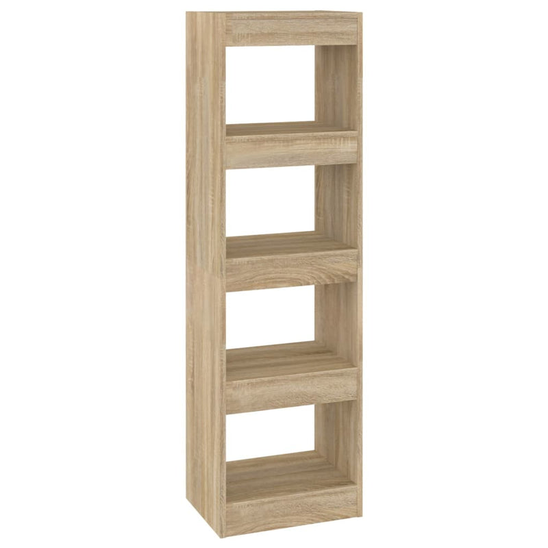 Book Cabinet/Room Divider Sonoma Oak 40x30x135 cm Payday Deals