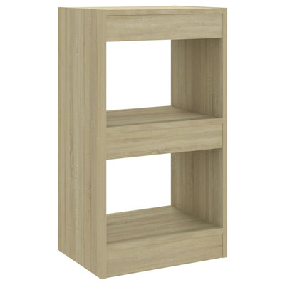 Book Cabinet/Room Divider Sonoma Oak 40x30x72 cm Payday Deals