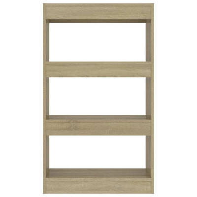 Book Cabinet/Room Divider Sonoma Oak 60x30x103 cm Engineered Wood Payday Deals