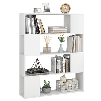 Book Cabinet Room Divider White 100x24x124 cm Payday Deals