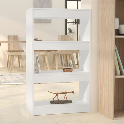 Book Cabinet/Room Divider White 60x30x103 cm Engineered Wood Payday Deals