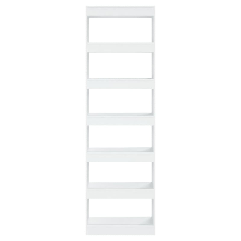 Book Cabinet/Room Divider White 60x30x198 cm Payday Deals