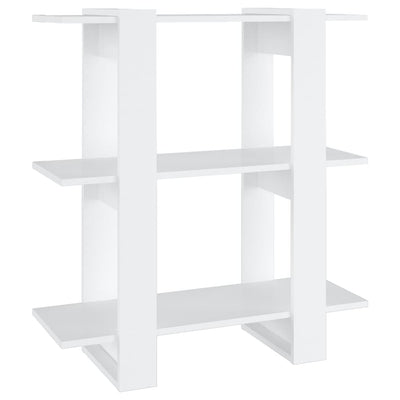 Book Cabinet/Room Divider White 80x30x87 cm Payday Deals