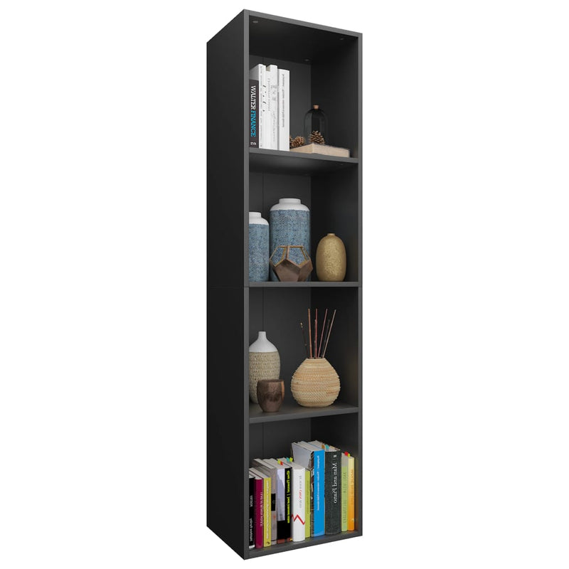 Book Cabinet/TV Cabinet Black 36x30x143 cm Engineered Wood Payday Deals