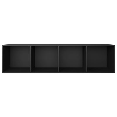 Book Cabinet/TV Cabinet Black 36x30x143 cm Engineered Wood Payday Deals