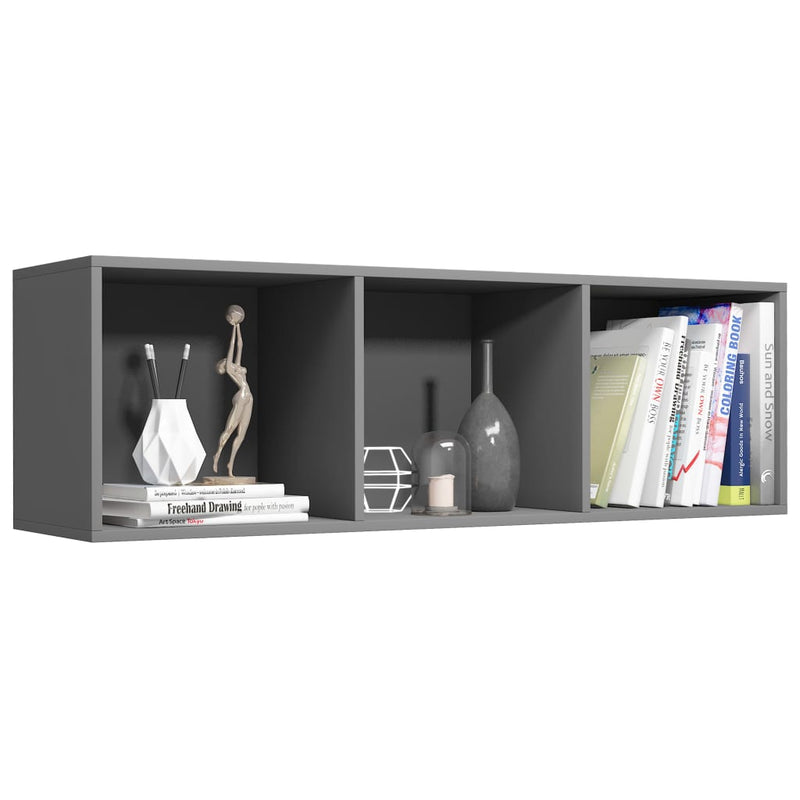 Book Cabinet/TV Cabinet Grey 36x30x114 cm Engineered Wood Payday Deals