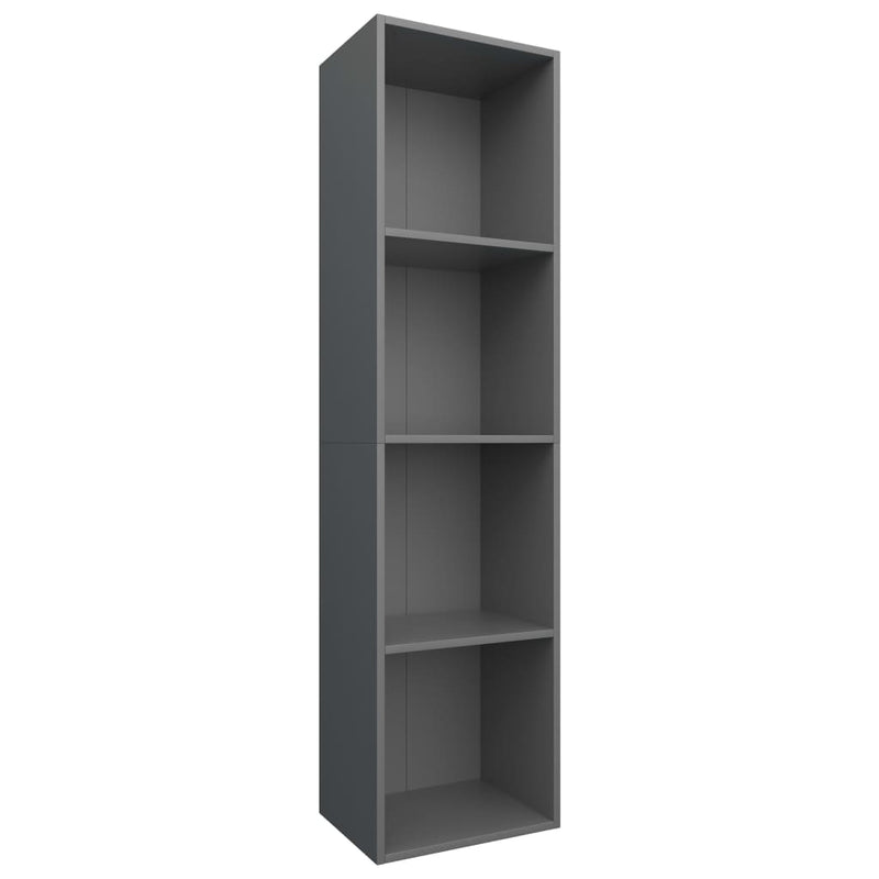 Book Cabinet/TV Cabinet Grey 36x30x143 cm Engineered Wood Payday Deals