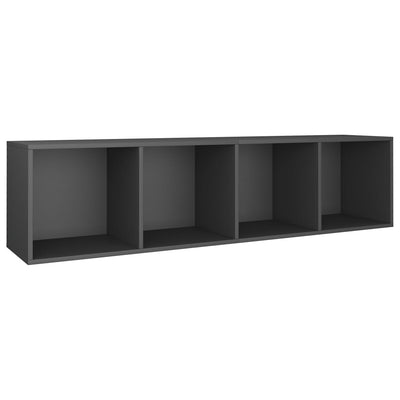 Book Cabinet/TV Cabinet Grey 36x30x143 cm Engineered Wood Payday Deals