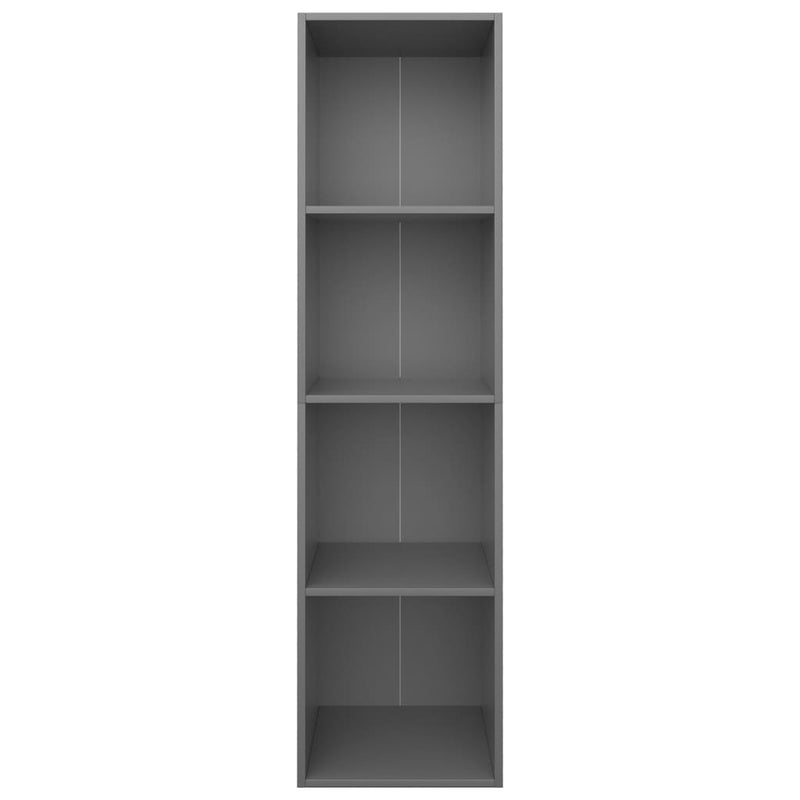 Book Cabinet/TV Cabinet Grey 36x30x143 cm Engineered Wood Payday Deals