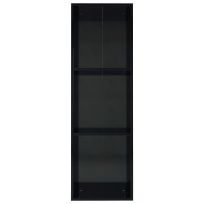 Book Cabinet/TV Cabinet High Gloss Black 36x30x114 cm Engineered Wood Payday Deals