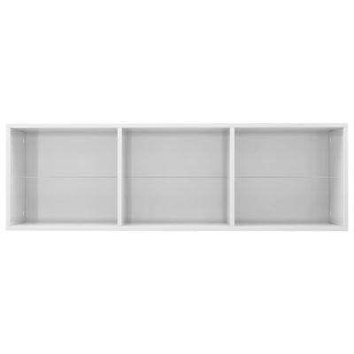 Book Cabinet/TV Cabinet High Gloss White 36x30x114 cm Engineered Wood Payday Deals