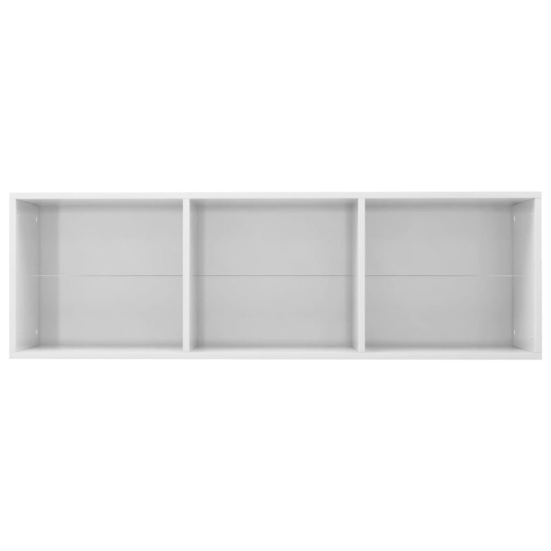 Book Cabinet/TV Cabinet High Gloss White 36x30x114 cm Engineered Wood Payday Deals