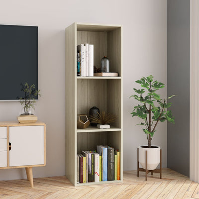 Book Cabinet/TV Cabinet Sonoma Oak 36x30x114 cm Engineered Wood