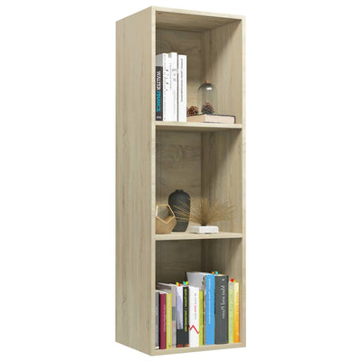 Book Cabinet/TV Cabinet Sonoma Oak 36x30x114 cm Engineered Wood Payday Deals