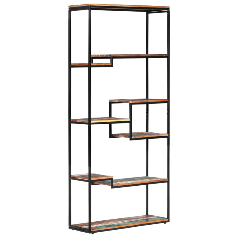 Bookcase 80x30x180 cm Solid Reclaimed Wood Payday Deals
