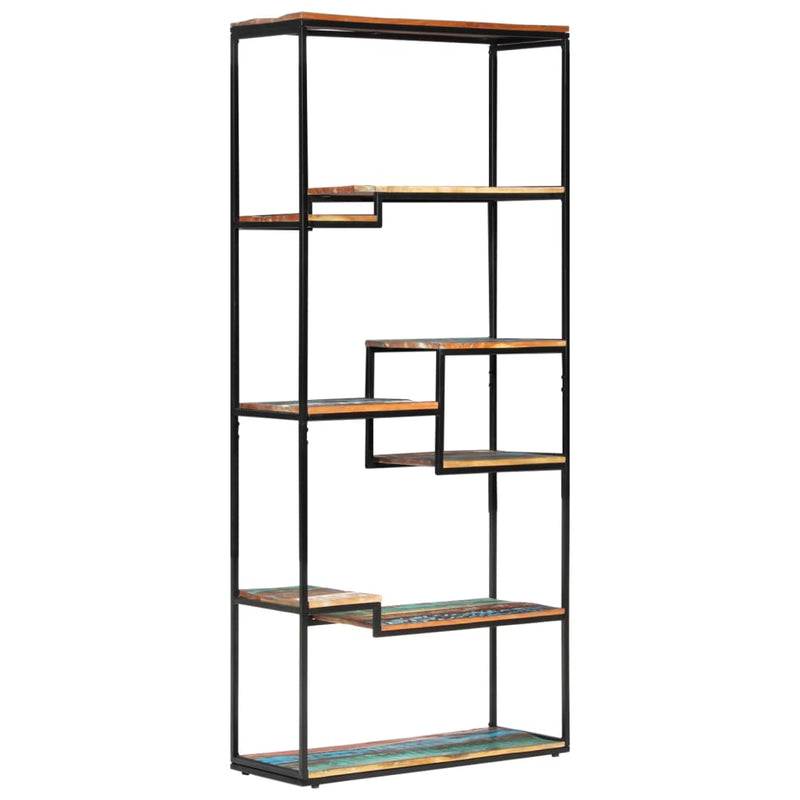 Bookcase 80x30x180 cm Solid Reclaimed Wood Payday Deals