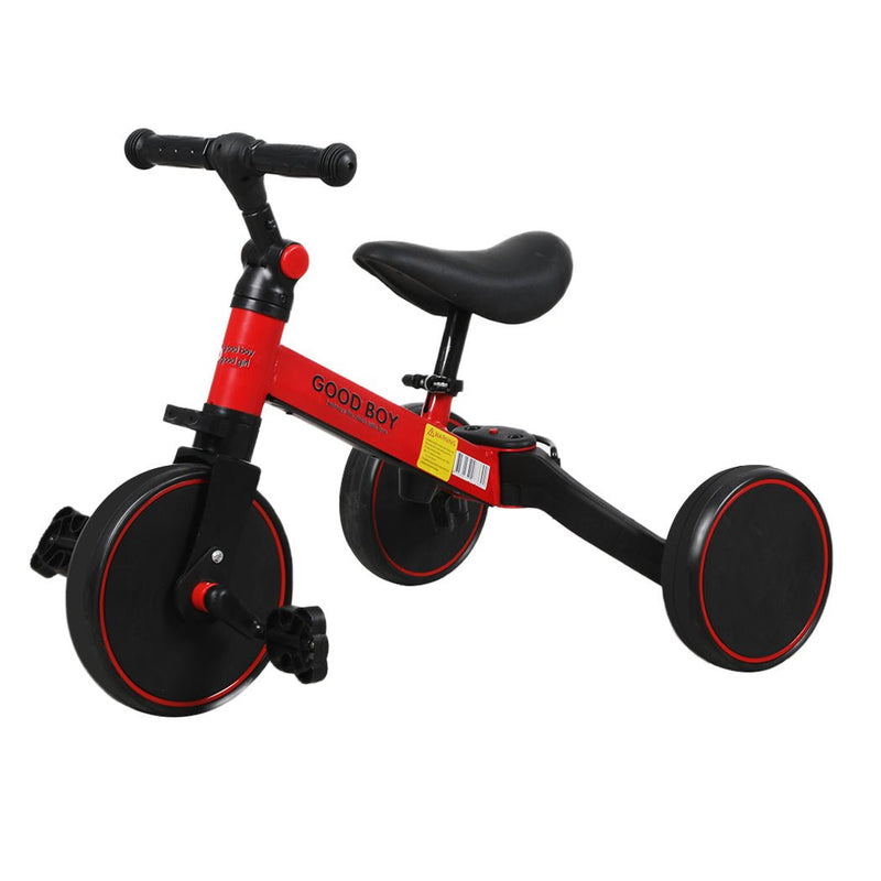 BoPeep 3in1 Kids Tricycle Toddler Balance Bike Ride on Toys Toddler Push Trike Payday Deals