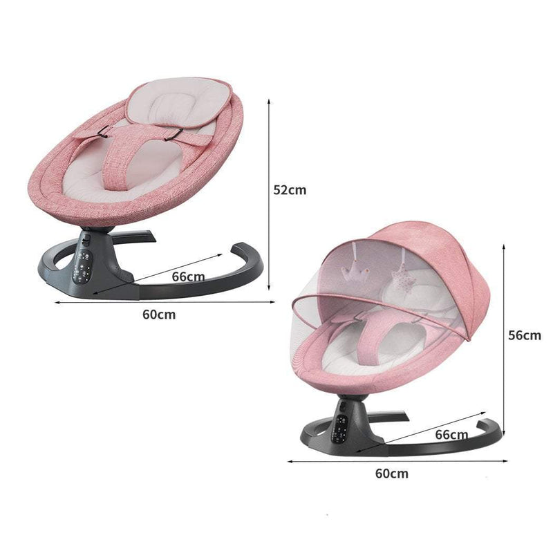 BoPeep Baby Swing Cradle Rocker Bed Electric Bouncer Seat Infant Remote Chair Payday Deals
