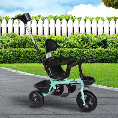 BoPeep Baby Walker Kid Tricycle Ride On Trike Bike Toddler Balance Bicycle Green Payday Deals
