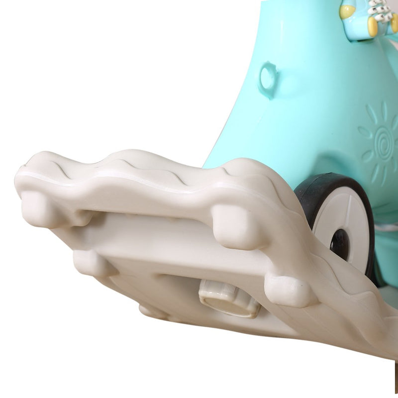 BoPeep Kids 4-in-1 Rocking Horse Toddler Baby Horses Ride On Toy Rocker Green Payday Deals