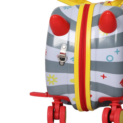 BoPeep Kids Ride On Suitcase Children Travel Luggage Carry Bag Trolley Octopus Payday Deals