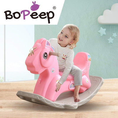 BoPeep Kids Rocking Horse Toddler Baby Horses Pony Ride On Toy Balance Rocker Payday Deals