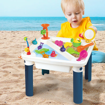 BoPeep Sand and Water Table Kid Beach Toys Sandpit Outdoor Game Pretend Play Toy Payday Deals