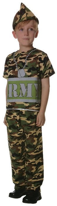 Boys ARMY Costume Kids Military Soldier Camouflage Book Week Fancy Dress Payday Deals