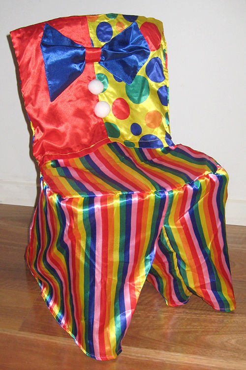 Boys Circus Clown Chair Cover 1 Each Payday Deals