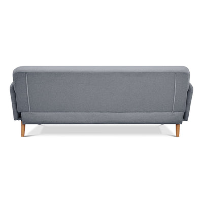 Brianna 3 + 2 Seater Sofa Fabric Uplholstered Lounge Couch - Light Grey Payday Deals