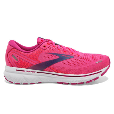 Brooks Women's Ghost 14 Sneakers Shoes Athletic Road Running-Pink/Fuchsia/Cobalt