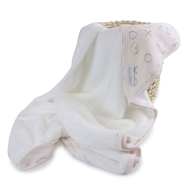 Bubba Blue Bamboo Pink Bloom Hooded Towel Newborn Gift Baby Bath Towel Payday Deals