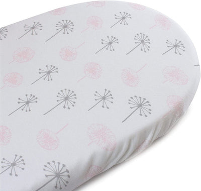 Bubba Blue Pink Bloom Jersey Bassinet Fitted Sheet 101696 Payday Deals