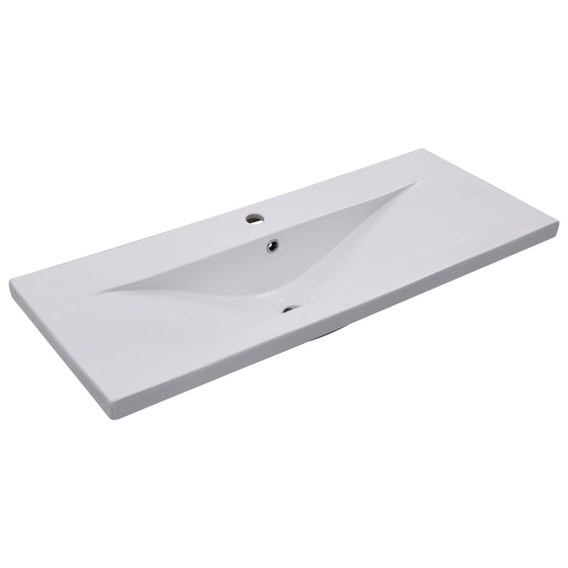 Built-in Basin 101x39.5x18.5 cm Ceramic White Payday Deals