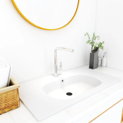 Built-in Wash Basin 805x460x105 mm SMC White Payday Deals