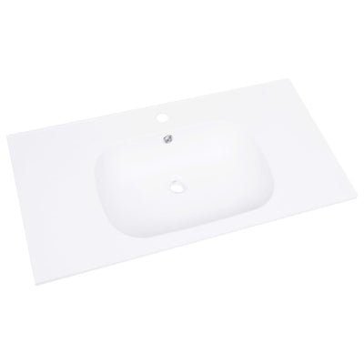 Built-in Wash Basin 805x460x105 mm SMC White Payday Deals