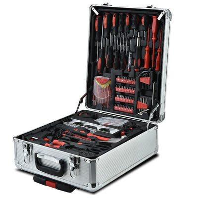BULLET 925PC Tool Box On Wheels Kit Trolley Mobile Handle Toolbox Storage Set Payday Deals