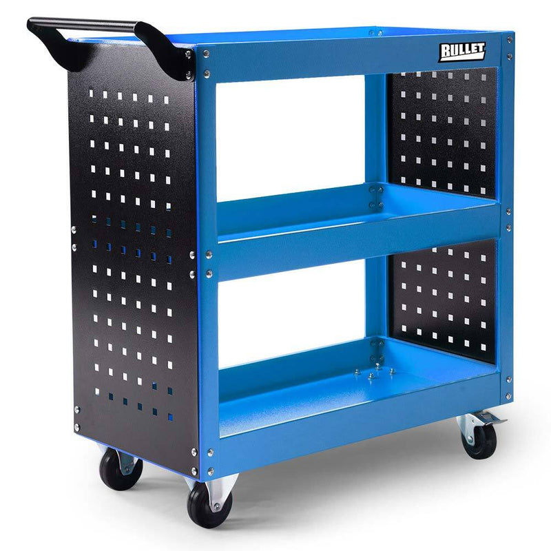 BULLET Tool Trolley Cart Workshop Trolly Mobile Storage Portable Steel Mechanics Payday Deals